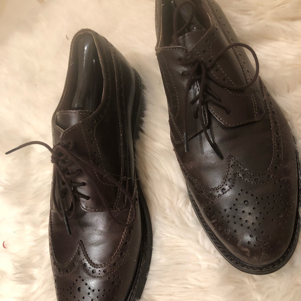 J Crew Mens Brown Brogues size 10.5